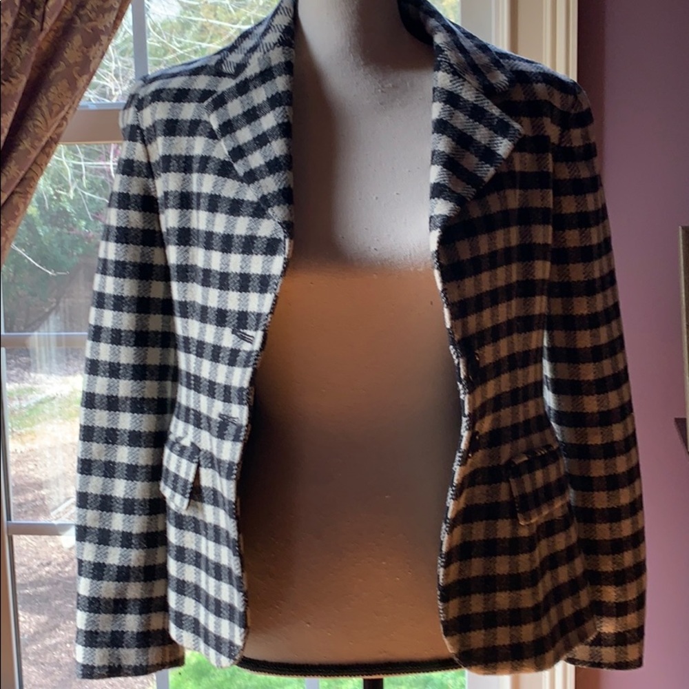 Lined wool blazer